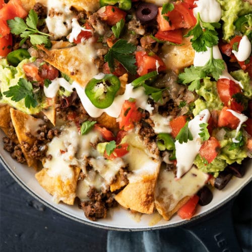 Delicious keto nachos